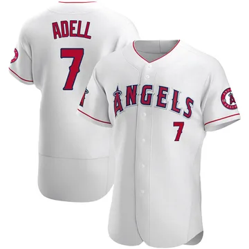 Jo Adell Men's Los Angeles Angels Authentic Jersey - White