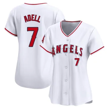 Jo Adell Women's Los Angeles Angels Limited Home Jersey - White