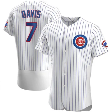 Jody Davis Men's Chicago Cubs Authentic Home Jersey - White