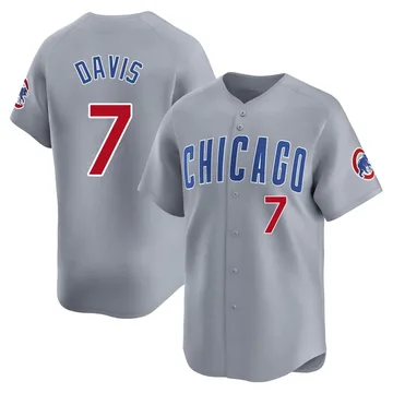 Jody Davis Men's Chicago Cubs Limited Road Jersey - Gray