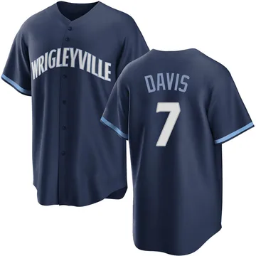 Jody Davis Men's Chicago Cubs Replica 2021 City Connect Jersey - Navy