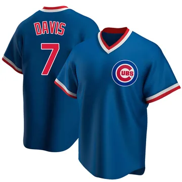 Jody Davis Men's Chicago Cubs Replica Road Cooperstown Collection Jersey - Royal