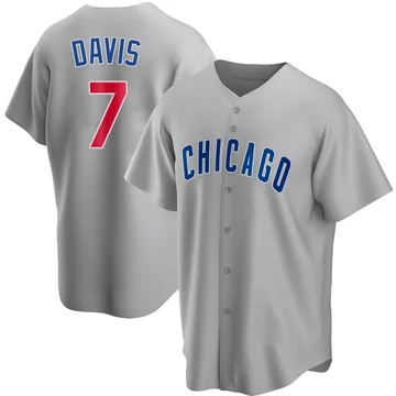 Jody Davis Men's Chicago Cubs Replica Road Jersey - Gray