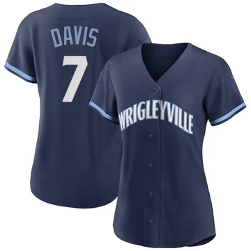 Jody Davis Women's Chicago Cubs Authentic 2021 City Connect Jersey - Navy