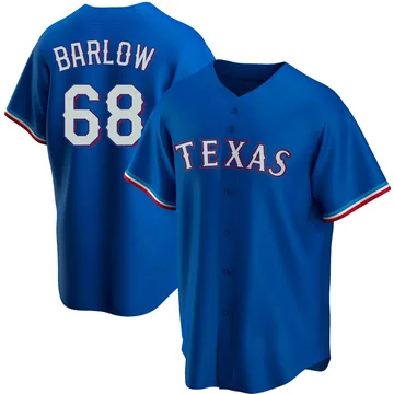 Joe Barlow Youth Texas Rangers Replica Alternate Jersey - Royal