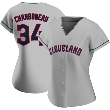 Joe Charboneau Women's Cleveland Guardians Authentic Road Jersey - Gray