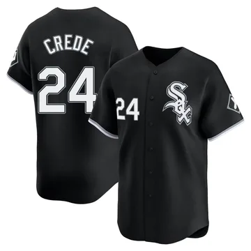 Joe Crede Men's Chicago White Sox Limited Alternate Jersey - Black