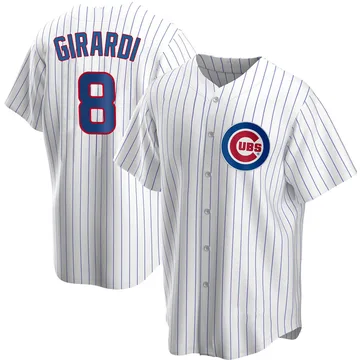 Joe Girardi Men's Chicago Cubs Replica Home Jersey - White