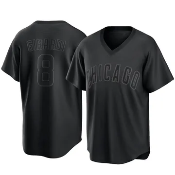 Joe Girardi Men's Chicago Cubs Replica Pitch Fashion Jersey - Black