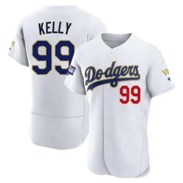 Joe Kelly Men's Los Angeles Dodgers Authentic 2021 Gold Program Player Jersey - White/Gold