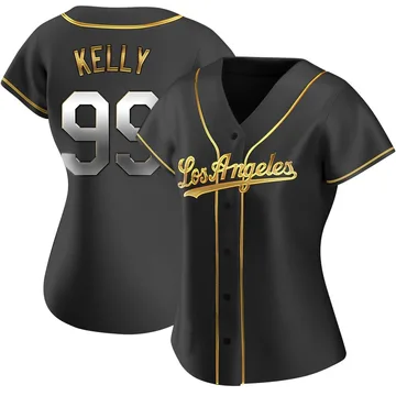 Joe Kelly Women's Los Angeles Dodgers Replica Alternate Jersey - Black Golden