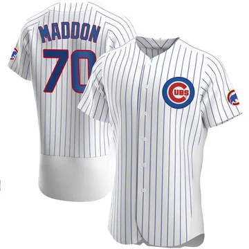 Joe Maddon Men's Chicago Cubs Authentic Home Jersey - White