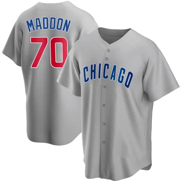 Joe Maddon Men's Chicago Cubs Replica Road Jersey - Gray