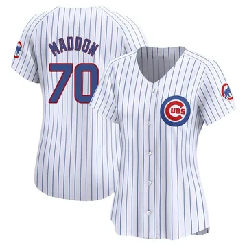 Joe Maddon Women's Chicago Cubs Limited Home Jersey - White