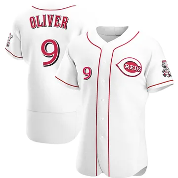 Joe Oliver Men's Cincinnati Reds Authentic Home Jersey - White