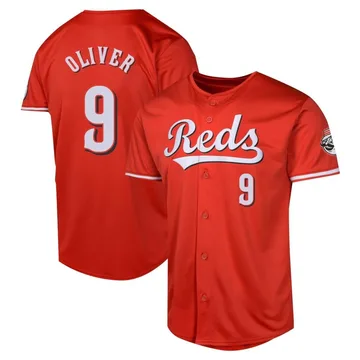 Joe Oliver Men's Cincinnati Reds Limited Alternate Jersey - Red