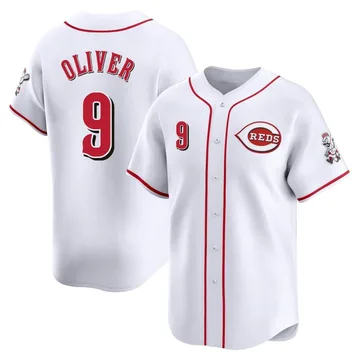 Joe Oliver Men's Cincinnati Reds Limited Home Jersey - White