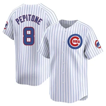 Joe Pepitone Men's Chicago Cubs Limited Home Jersey - White