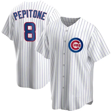 Joe Pepitone Men's Chicago Cubs Replica Home Jersey - White