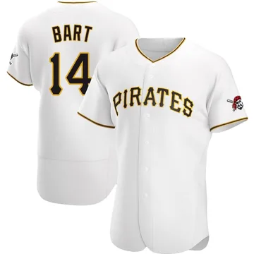 Joey Bart Men's Pittsburgh Pirates Authentic Home Jersey - White