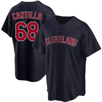 Joey Cantillo Men's Cleveland Guardians Replica Alternate Jersey - Navy