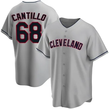 Joey Cantillo Men's Cleveland Guardians Replica Road Jersey - Gray