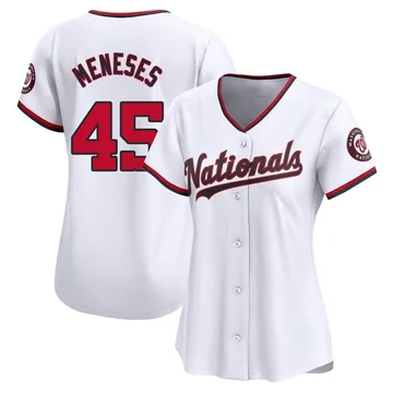 Joey Meneses Women's Washington Nationals Limited Home Jersey - White