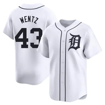 Joey Wentz Men's Detroit Tigers Limited Home Jersey - White