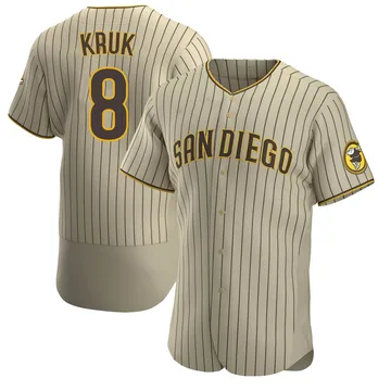 John Kruk Men's San Diego Padres Authentic Alternate Jersey - Tan/Brown