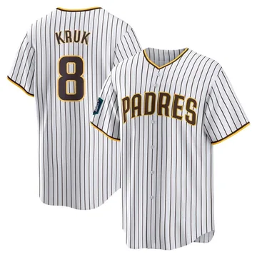 John Kruk Men's San Diego Padres Replica 2024 World Tour Seoul Series Home Jersey - White