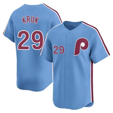 John Kruk Youth Philadelphia Phillies Limited Alternate Jersey - Light Blue