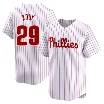 John Kruk Youth Philadelphia Phillies Limited Home Jersey - White