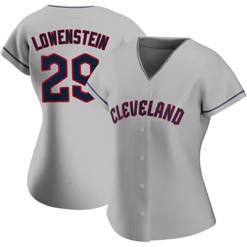 John Lowenstein Women's Cleveland Guardians Authentic Road Jersey - Gray