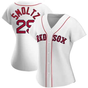 John Smoltz Women's Boston Red Sox Authentic Home Jersey - White