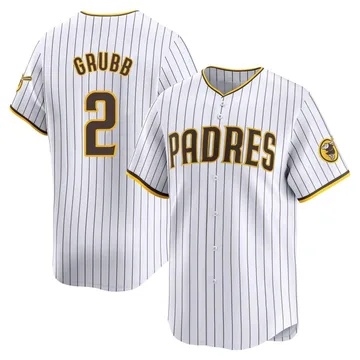 Johnny Grubb Men's San Diego Padres Limited Home Jersey - White