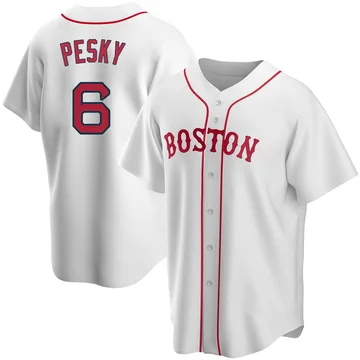 Johnny Pesky Men's Boston Red Sox Replica Alternate Jersey - White