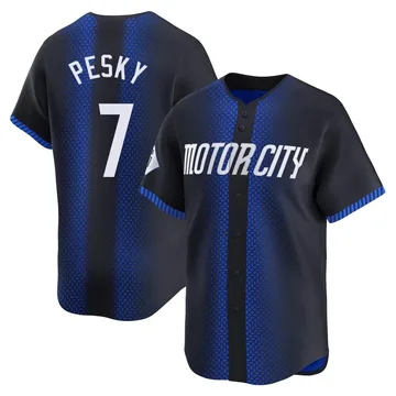 Johnny Pesky Men's Detroit Tigers Limited 2024 City Connect Jersey - Blue