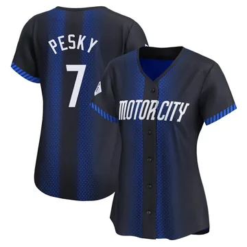 Johnny Pesky Women's Detroit Tigers Limited 2024 City Connect Jersey - Blue