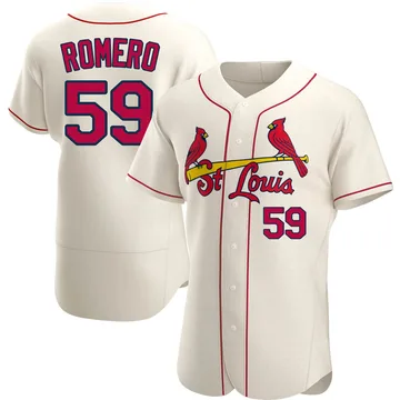 JoJo Romero Men's St. Louis Cardinals Authentic Alternate Jersey - Cream