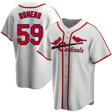 JoJo Romero Men's St. Louis Cardinals Home Cooperstown Collection Jersey - White