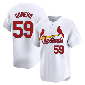 JoJo Romero Men's St. Louis Cardinals Limited Home Jersey - White