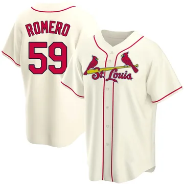 JoJo Romero Men's St. Louis Cardinals Replica Alternate Jersey - Cream