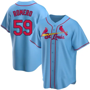 JoJo Romero Men's St. Louis Cardinals Replica Alternate Jersey - Light Blue