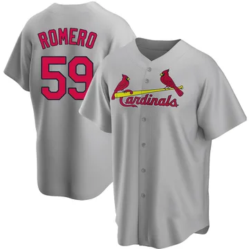 JoJo Romero Men's St. Louis Cardinals Replica Road Jersey - Gray