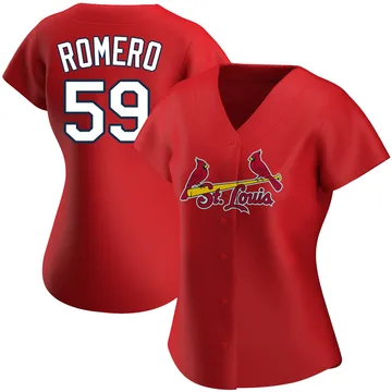 JoJo Romero Women's St. Louis Cardinals Authentic Alternate Jersey - Red