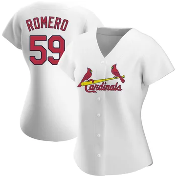 JoJo Romero Women's St. Louis Cardinals Authentic Home Jersey - White