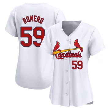 JoJo Romero Women's St. Louis Cardinals Limited Home Jersey - White