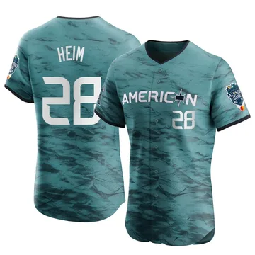 Jonah Heim Youth Texas Rangers Elite American League Game Vapor Premier 2023 All-Star Jersey - Teal