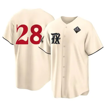 Jonah Heim Youth Texas Rangers Replica 2023 City Connect 2023 World Series Jersey - Cream