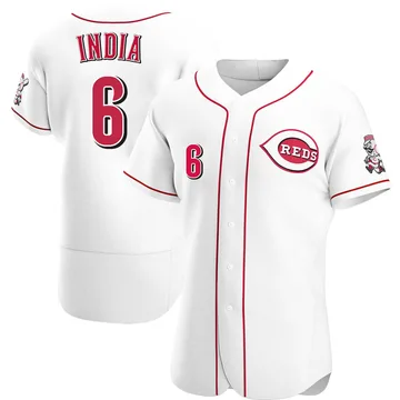 Jonathan India Men's Cincinnati Reds Authentic Home Jersey - White